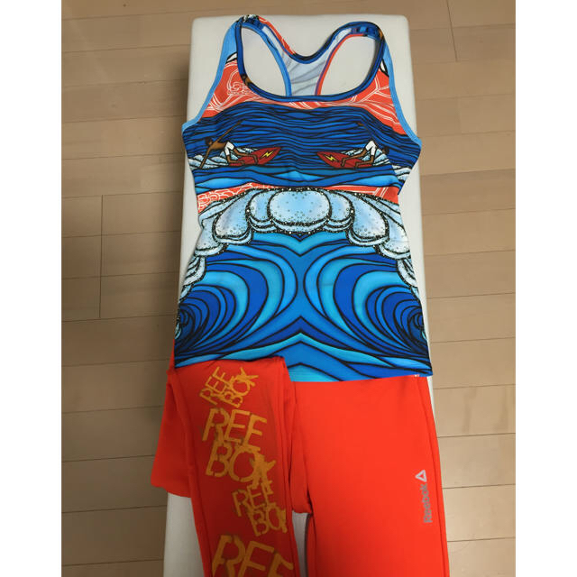 希少 Reebok リーボック ヘザーブラウンコラボ ヨガパンツ サーフ