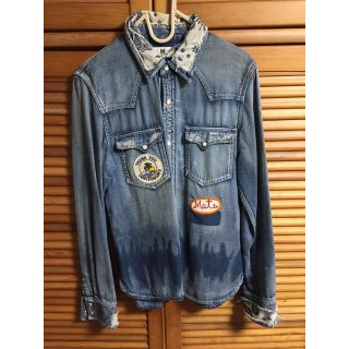 M - UVERworld TAKUYA∞着用 M ヴィンテージ デニムシャツの通販 by