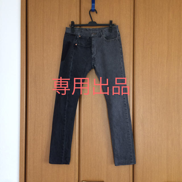 jonnlynx - jonnlynx 再構築 デニム ブラック 別注品の通販 by