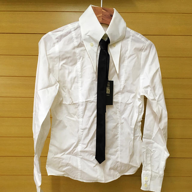 BLACK PEACE NOW - BPN 綿白シャツ 黒ネクタイ付きの通販 by マップ