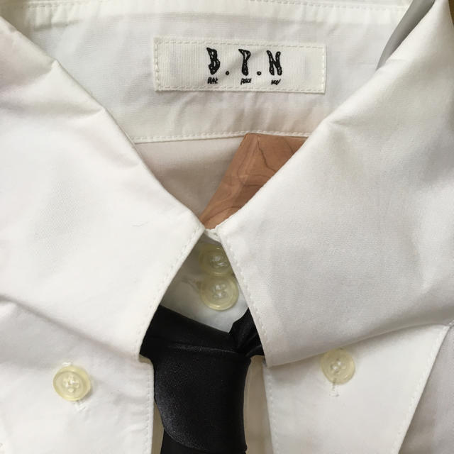 BLACK PEACE NOW - BPN 綿白シャツ 黒ネクタイ付きの通販 by マップ