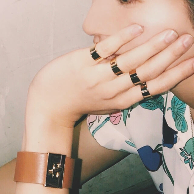 Maison Margiela（旧Maison Martin Margiela） - 四連リングシルバーの