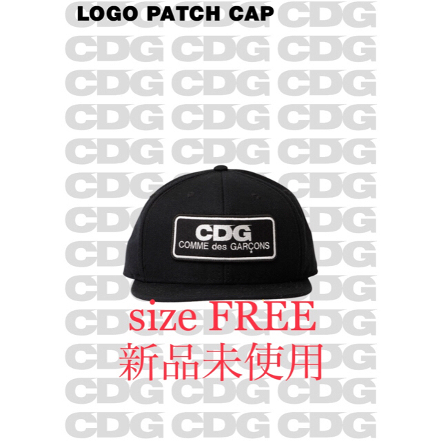 COMME des GARCONS - CDG logo patch cap キャップの通販 by anone