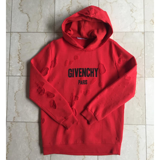 GIVENCHY - Givenchy ダメージ加工 パーカーの通販 by みゆさすけ's