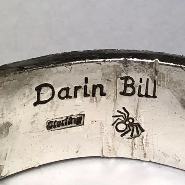 ナバホ族 《ダーリン・ビル 作》シルバー バングル ナバホ族 バングル