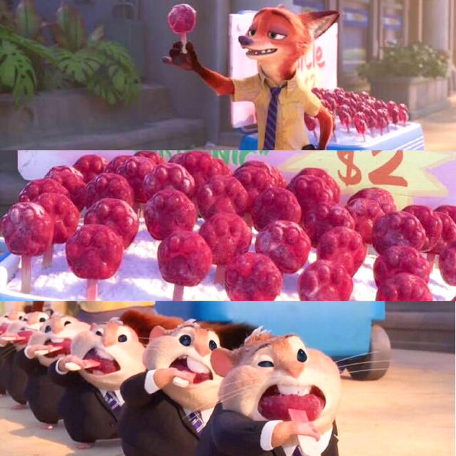 ズートピア ニック ワイルド風 アイスキャンディー の通販 by LUGH