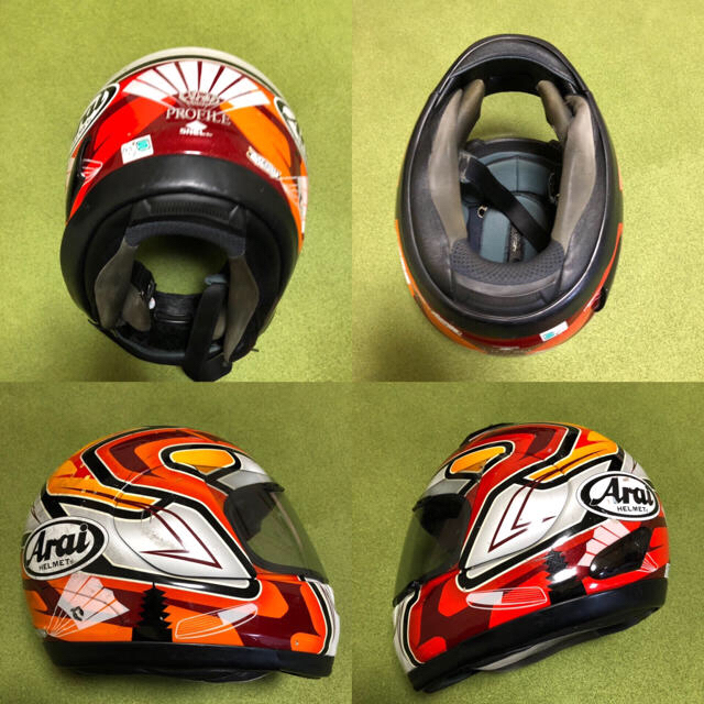 ヘルメット アライ プロファイル 青山周平レプリカモデル57-58サイズの