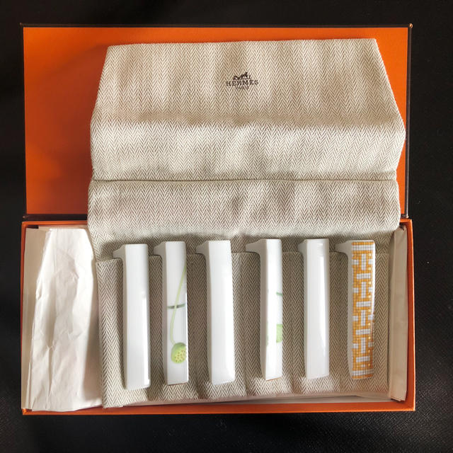 HERMES - ⭐︎超希少⭐︎新品未使用 エルメス 箸スタンド 箸置き 6個