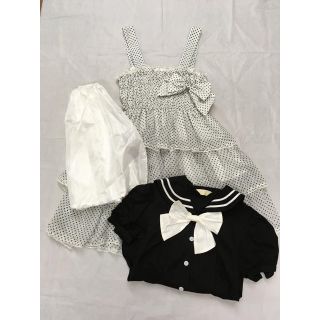 metamorphose temps de fille（ドット ・ ひざ丈ワンピース）のフリマ