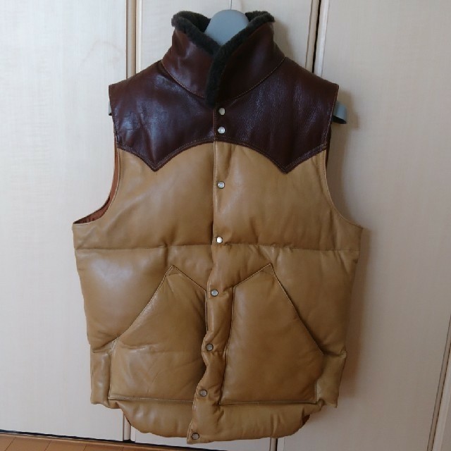 Ron Herman - 70s 限定ロッキーマウンテン オールレザー黒襟38LDVの