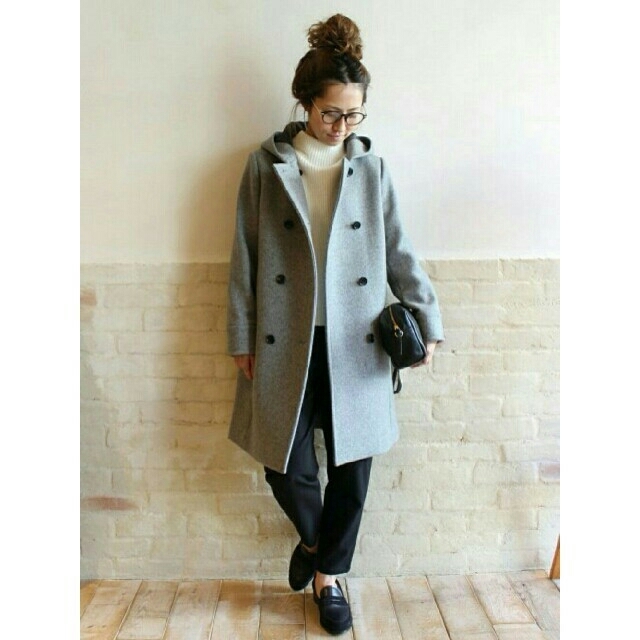 FRAMeWORK - フレームワーク メルトンフードPコートの通販 by えみーな