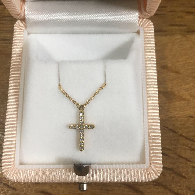 jupiter GOLD LABEL - Jupiterジュピター クロスダイヤネックレス 18k