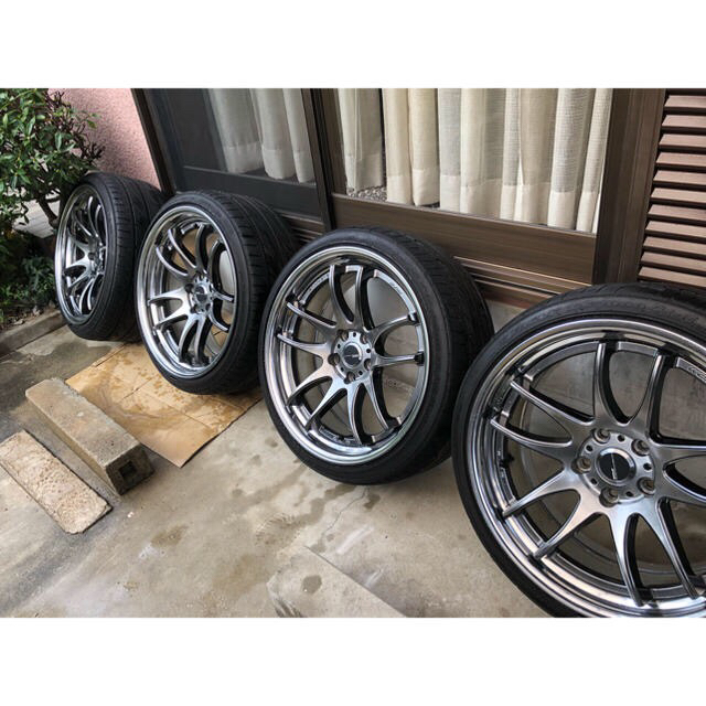 WORK EMOTION CR2P 19インチアルミホイールタイヤの通販 by りょう