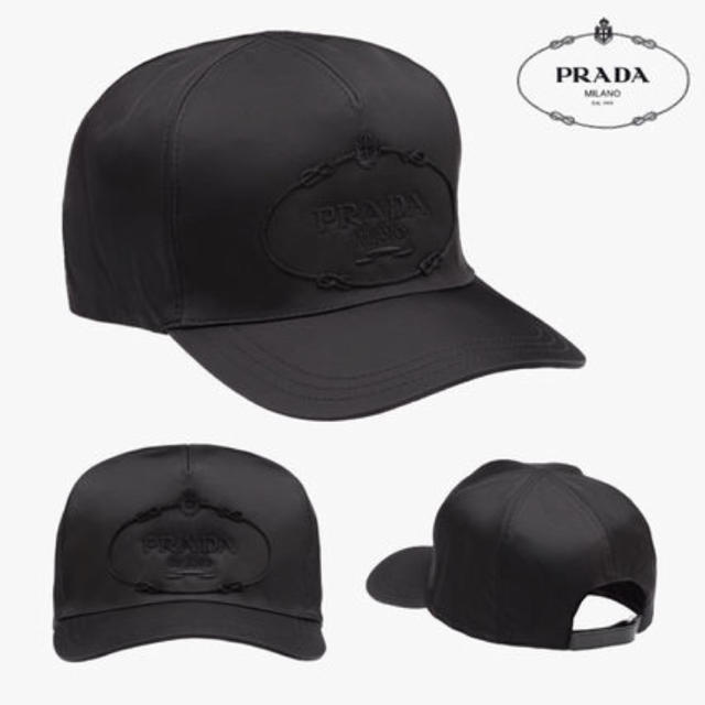 新作PRADAベースボールキャップ