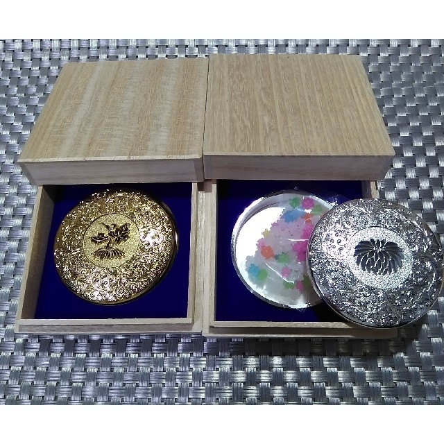 皇居限定 ボンボニエール 金色&銀色セット（金平糖付き）新品未開封お