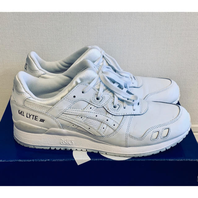 asics - asics GEL LYTE3 白レザー 27.5 アシックスゲルライト3の通販