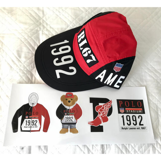 POLO RALPH LAUREN - Polo winter stadium 1992 ロングビルキャップ L