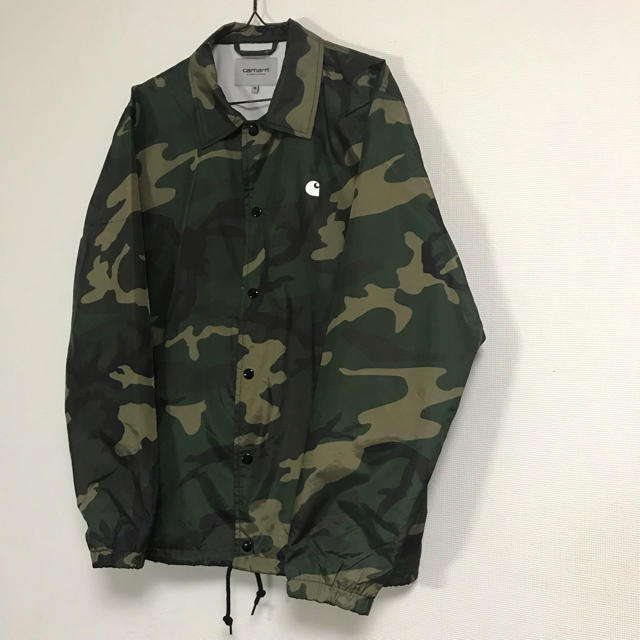 carhartt - 元値1.5万円 carhartt wip コーチジャケット カモ柄 迷彩柄