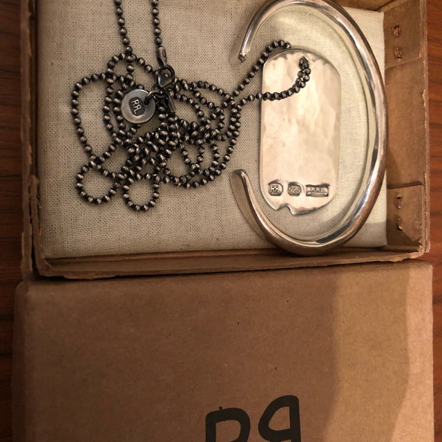 RRL - RRL Hammered Sterling Silver Cuffの通販 by ☆RRL☆｜ダブル