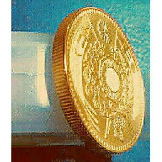 明治三年銘旧二十圓金貨 復刻版参考美術品 明治3年20円金貨の通販 by