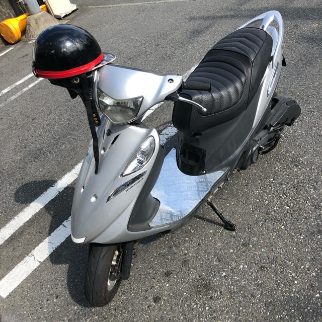 スズキ - アドレスv125g 外装 シルバーの通販 by @｜スズキならラクマ