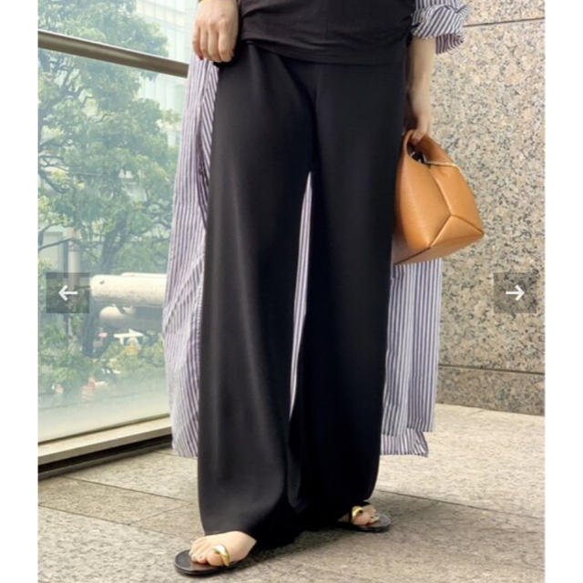 DEUXIEME CLASSE - AP STUDIO エラスティックパンツ38 ブラックの通販