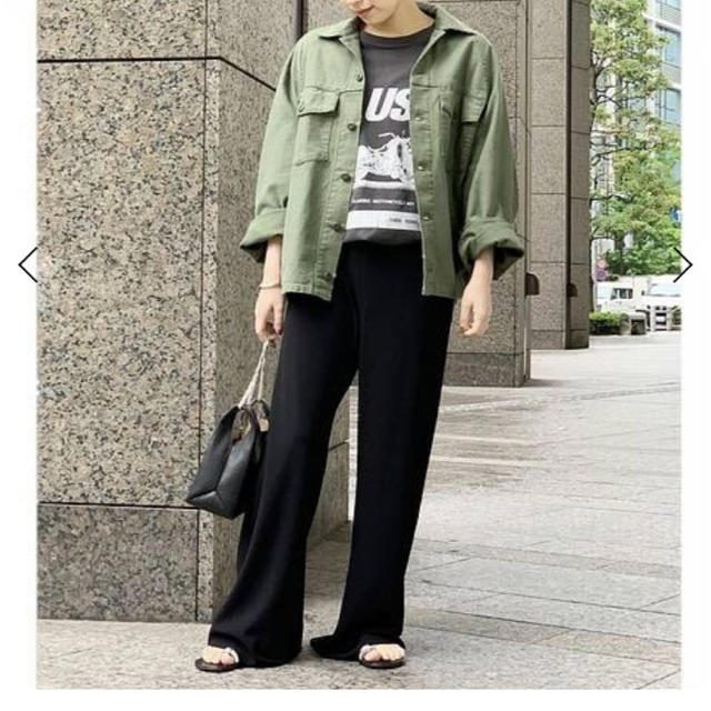 DEUXIEME CLASSE - AP STUDIO エラスティックパンツ38 ブラックの通販