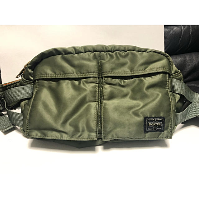 PORTER セージグリーン ボディーバッグ タンカー セージグリーン