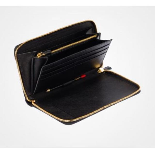 PRADA - プラダラウンドファスナー長財布 オーガナイザーブルー 1ML188