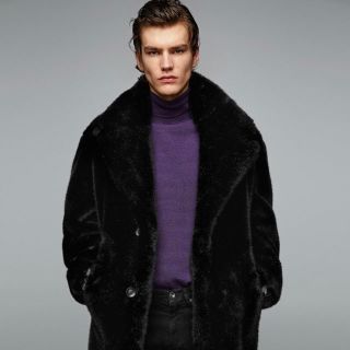 ZARA - ZARA ファーコートの通販 by sexy8692's shop｜ザラならラクマ