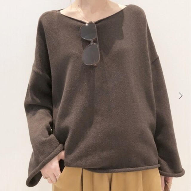 アパルトモン Sleeve Border ボートネック Knit アパルトモンSleeve