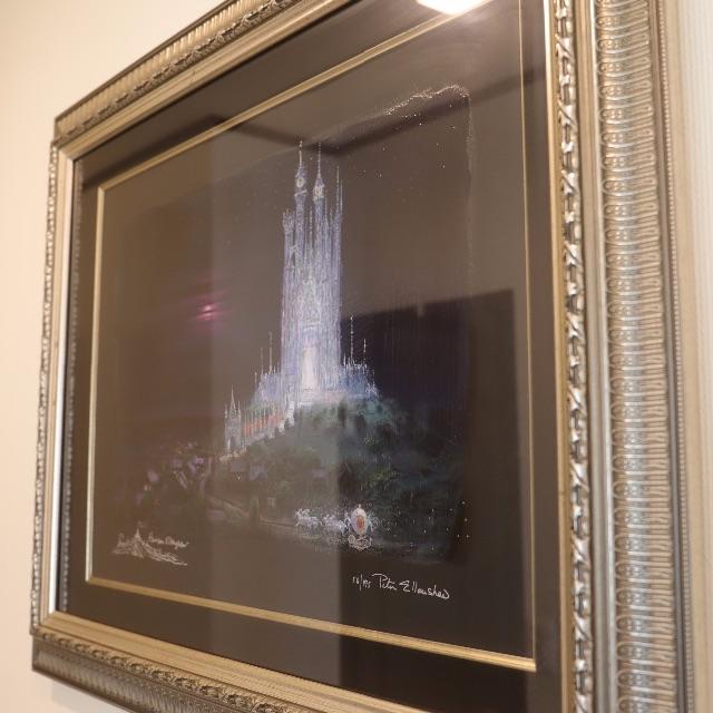 ピーター・エレンショー直筆サイン入り ファンタジアミッキー版画 証明