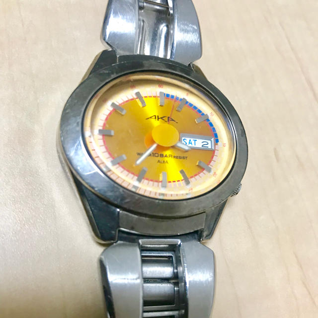 SEIKO - SEIKO ALBA AKA 腕時計 セイコー アルバ オレンジの通販 by