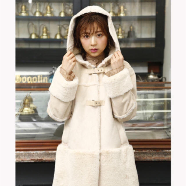 one after another NICE CLAUP - NICE CLAUP ムートンコートの通販 by