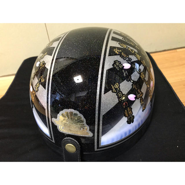 金メッキ調文字 富士日章 コルク半 ヘルメットの通販 by paint｜ラクマ