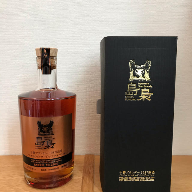 島梟 十勝ブランデー原酒1987 ノンチルフィルタード シングルバレル