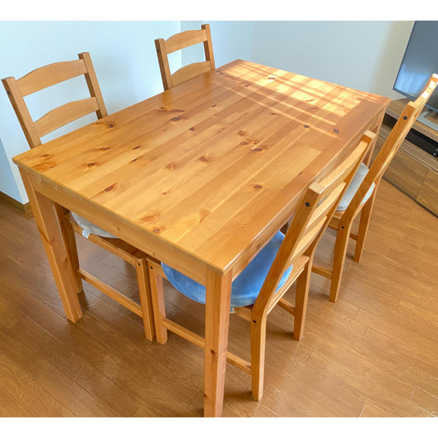 IKEA - IKEA ヨックモック ダイニングテーブルセットの通販 by pii