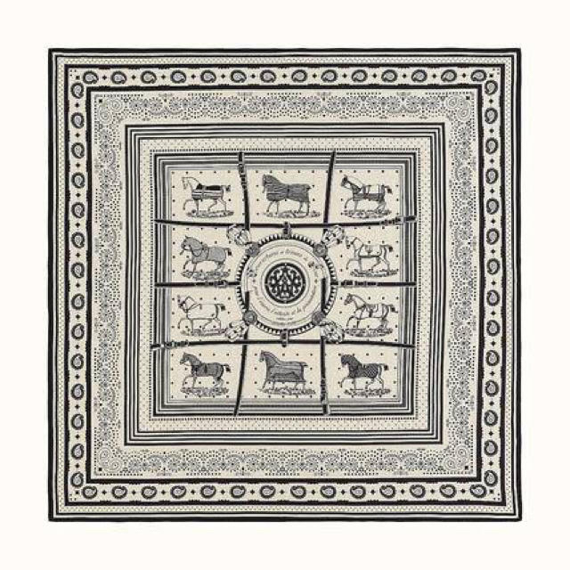 HERMES - 【未使用】エルメス カレジェアン 馬着 バンダナ カシシル