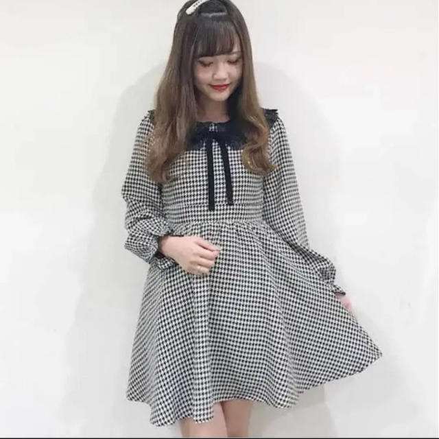 evelyn - evelyn 千鳥柄ワンピース 原宿限定の通販 by 🐱｜エブリン