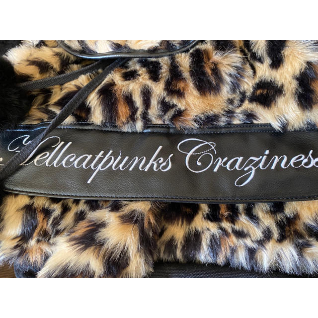 HELLCATPUNKS - HELLCATPANKSカバン【ヒョウ柄リュック】【美品】の