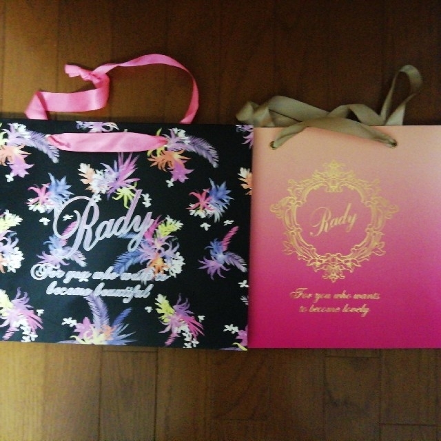 値下げ】Rady 紙袋2種類の通販 by いし's shop｜ラクマ