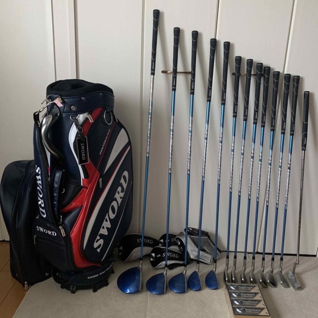 KATANA - 必見‼️未使用バッグ付最強ゴルフセットKATANA⚔GOLF SWORDの
