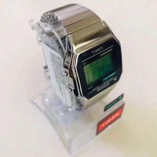 TIMEX - 即納 アメリカ正規買付 timex シルバー 腕時計 supremeベース