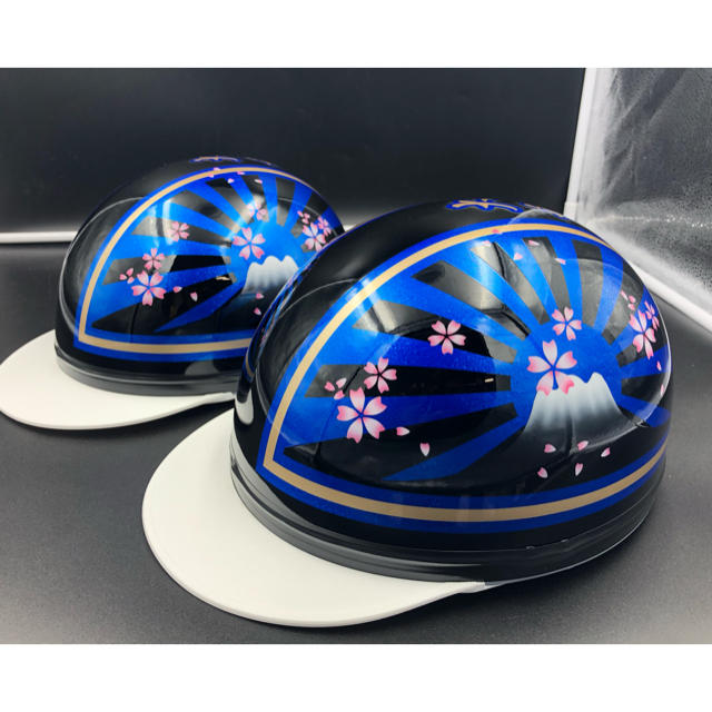 コルク半 カスタム 富士日章 黒青 ラメ 桜 セット 送料無料の通販 by