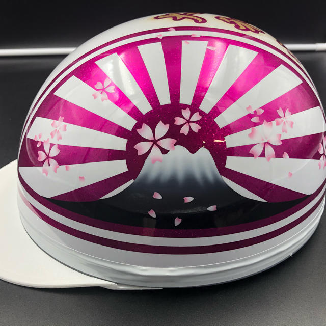 コルク半 カスタム 富士日章 白ピンク ラメ 桜 送料無料の通販 by