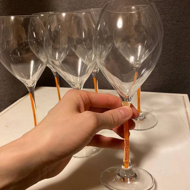 ヴーヴ クリコ シャンパングラス 新品未使用品 6脚セットの通販 by