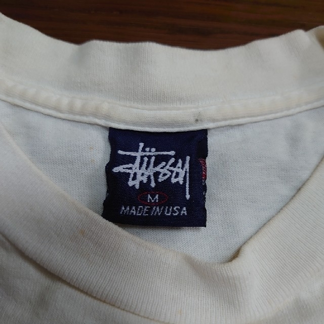 STUSSY - 激レア 紺タグ 90s Stussy Tee ラスタ 8ボール フォトTeeの