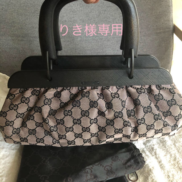 GUCCI - GUCCI ウッドハンドル バッグ レア美品の通販 by mimi's shop