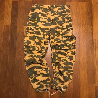 A BATHING APE（ワークパンツ/カーゴパンツ ・ イエロー/黄色系）の