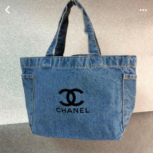 CHANEL - CHANEL 海外ノベルティ デニムバッグの通販 by よしりん's